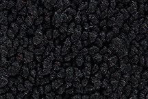 Molded Loop Trunk Area Carpet Flooring - fits 1955-1957 Chevrolet Bel Air 2 Door 4 Door Hardtop Sedan with Spare Tire Cutout Molded (Black)