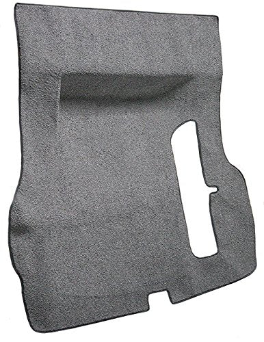 Molded Loop Trunk Area Carpet Flooring - fits 1955-1957 Chevrolet Bel Air 2 Door 4 Door Hardtop Sedan with Spare Tire Cutout Molded (Black)