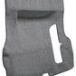 Molded Loop Trunk Area Carpet Flooring - fits 1955-1957 Chevrolet Bel Air 2 Door 4 Door Hardtop Sedan with Spare Tire Cutout Molded (Black)