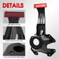 Spare Tire Holder Mounting Bracket ＆ Car Rear View Back Up Camera Kit Compatible with 2007-2018 Jeep Wrangler JK, Tire Carrier Bracket with Screws ＆ Third Center High Mount Brake Light
